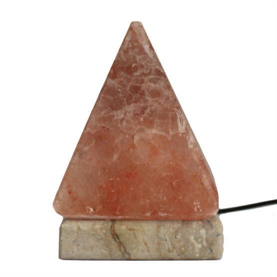 Candeeiro de Sal Natural Pirâmide 9cm