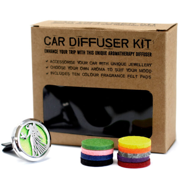 Kit difusor de aromaterapia para carro – Anjo – 30mm