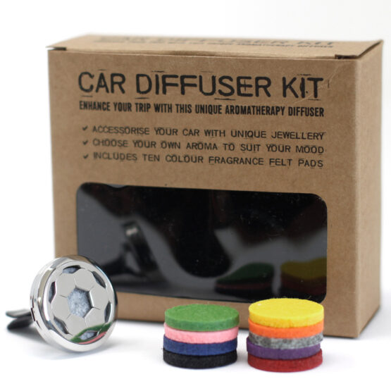 Kit difusor de aromaterapia para carro – Futebol – 30mm