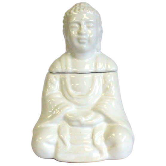 Queimador Buda sentado – Branco