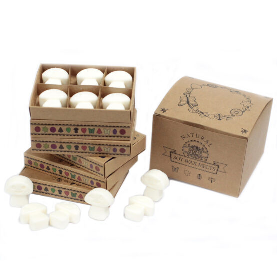 Caixa de 6 ceras de Soja – Almíscar branco