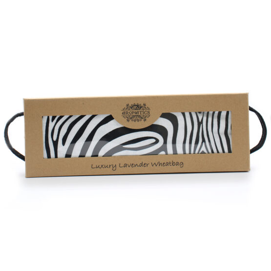 Saco de trigo de luxo lavanda em caixa de presente – Zebra