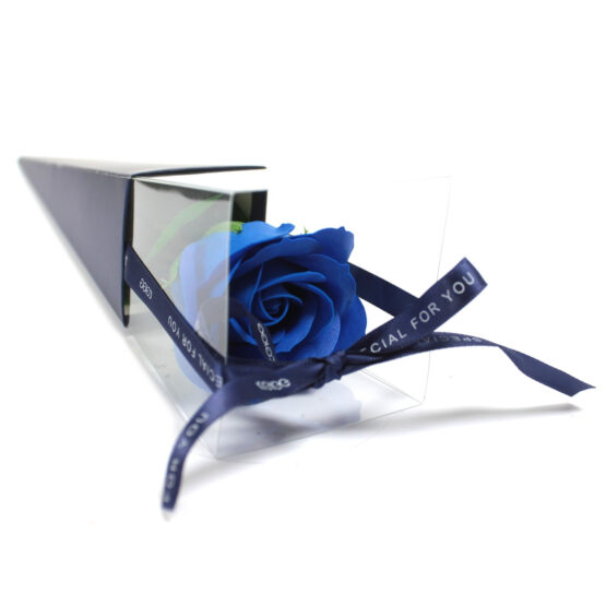 Rosa de Sabão Simples – Azul